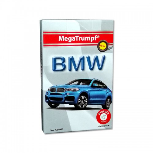 Joc de carti Piatnik, Megatrumpf - masini BMW, pentru 2-4 jucatori de peste 7 ani